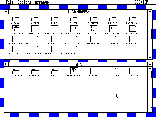 GEM Desktop 3.01 - Desk
